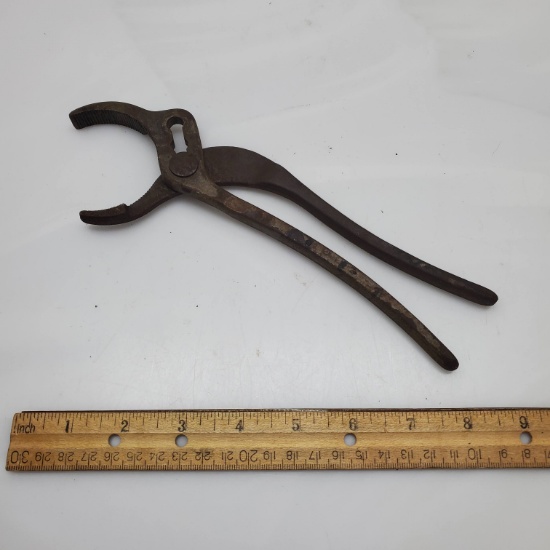 Antique Utica 621 Back 3 Position Slip Joint Pliers, Made in USA