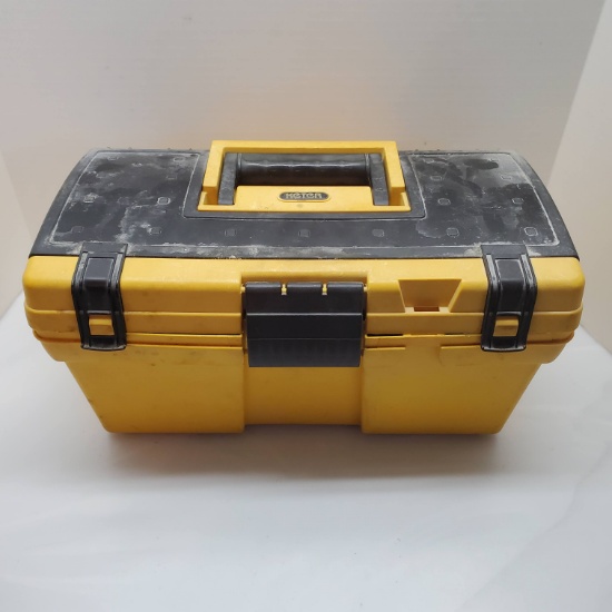 Keter Plastic Tool Box with Various Tire Tools