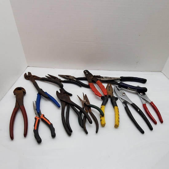 Lot of Pliers and Cutters