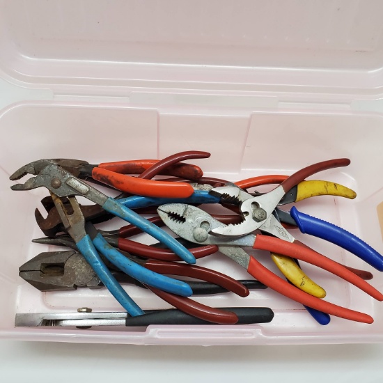 Lot of Pliers and Cutters