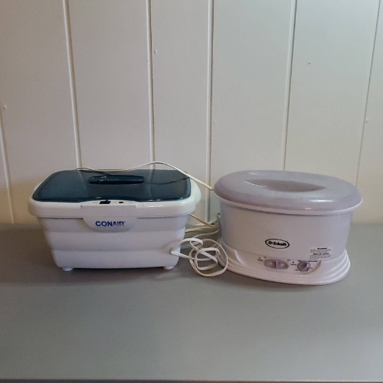 Conair and Dr. Scholl’s Paraffin Heat Spas - Tested and Works
