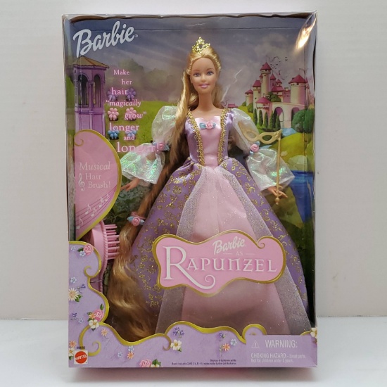 NIB 2001 Barbie as Rapunzel Doll