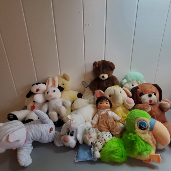 Lot of Stuffed Animals
