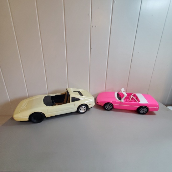 2 Barbie Cars