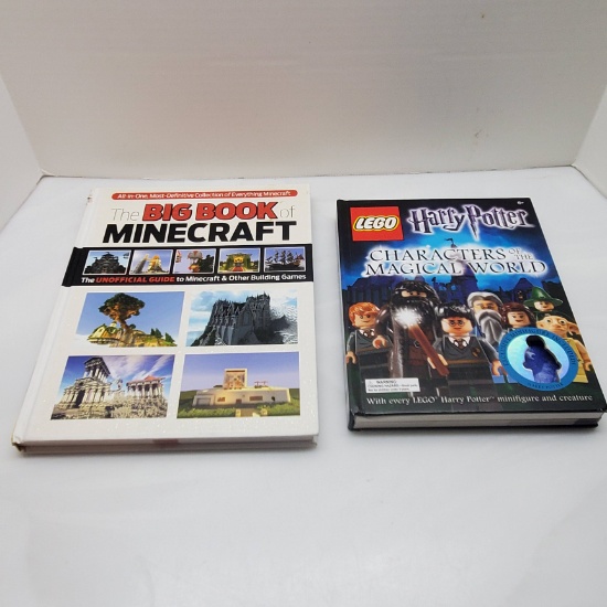 “The Big Book of Minecraft” and “Lego Harry Potter Characters of the Magical World” Books