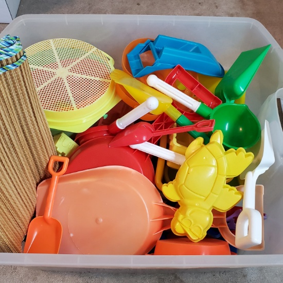 Tote of Beach Toys