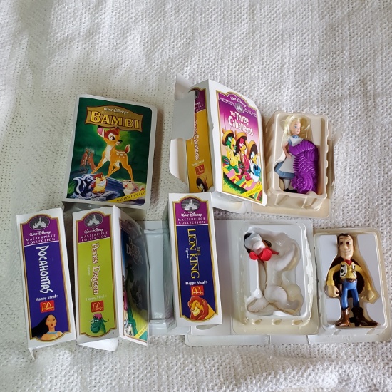 McDonald’s Disney Masterpiece Collection Toys in Packages