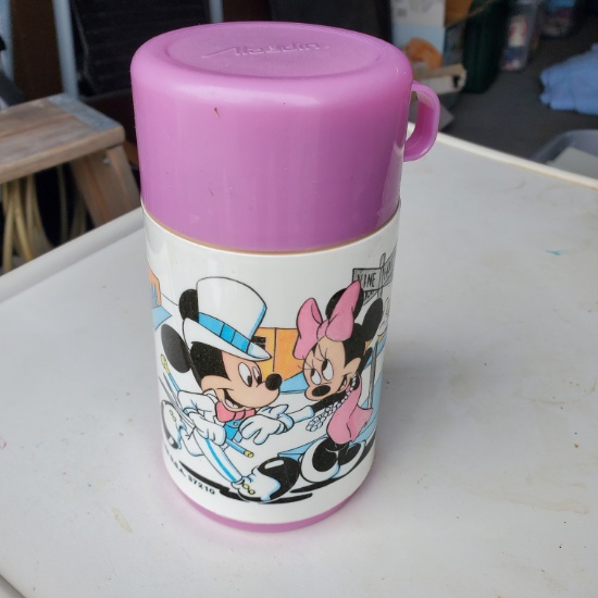 Mickey and Minnie Aladdin Thermos, Made in USA