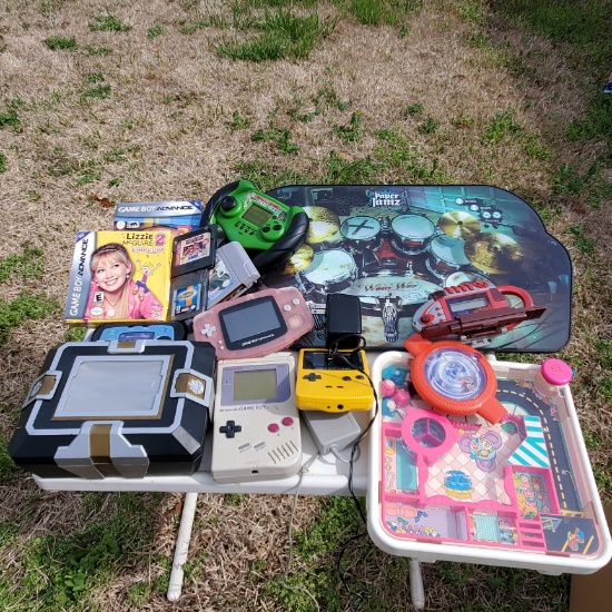 Lot of Electronic Games Including Game Boys
