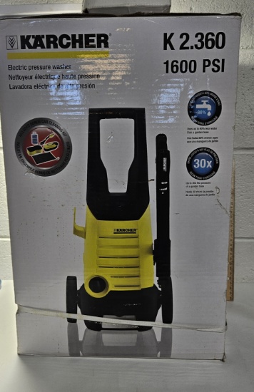 Karcher 1600 PSI Electric Pressure Washer with Right Angle Spray Wand - New in Box