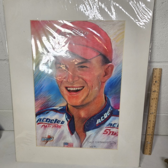 NASCAR Dale Earnhardt Jr. Matted Print