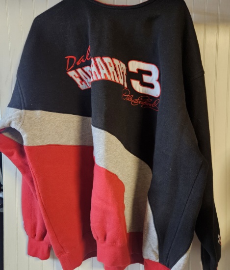Vintage NASCAR Dale Earnhardt Color Block Sweatshirt By Chase Authentics, XXL