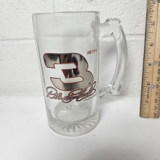 Vintage NASCAR Dale Earnhardt 13 Oz. Glass Mug