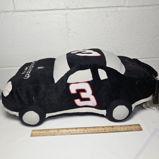 NASCAR Dale Earnhardt #3 Plush Car Pillow with Original Tags