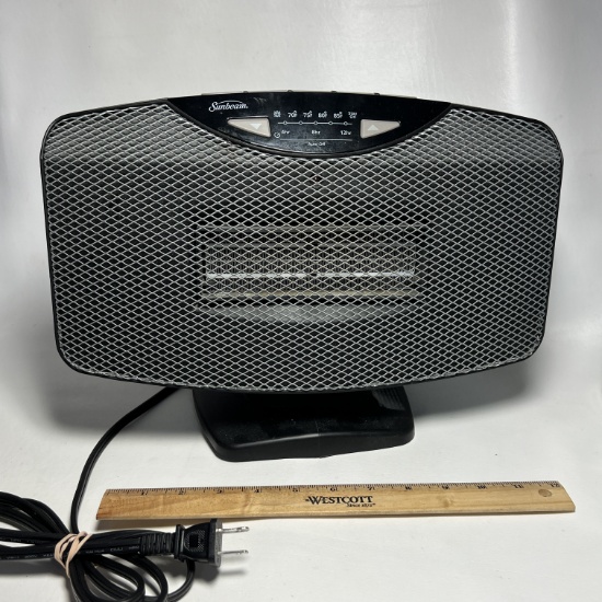Sunbeam Ceramic Fan Heater Model SCH2100 - Works