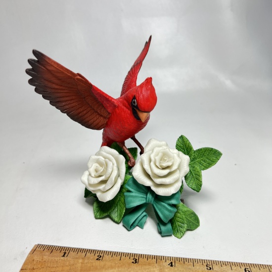 Lenox Fine Porcelain Bird Figurine - 2003 Christmas Cardinal Limited Edition