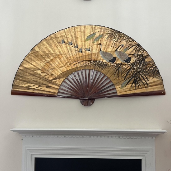 Large Oriental Wall Fan