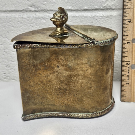 Vintage Brass Trinket Box