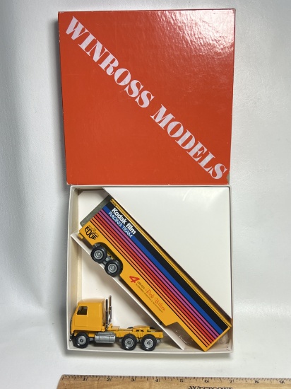 Winross Models Kodak Film Racing Transfer Truck in Box