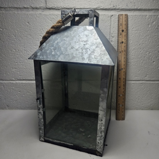 Galvanized Metal Style Lantern