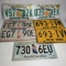 Lot of Various License Plates