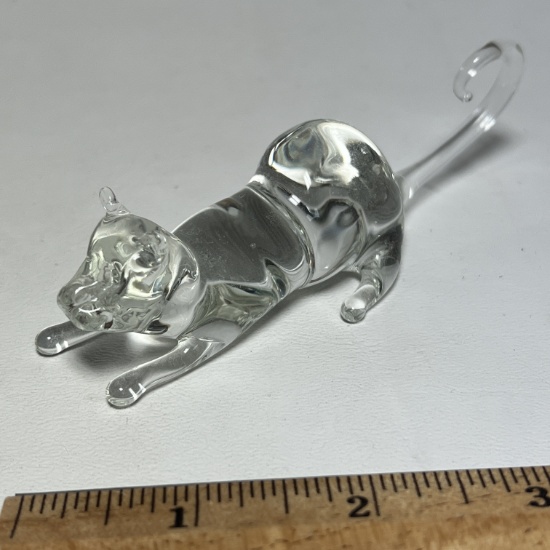Glass Cat Miniature