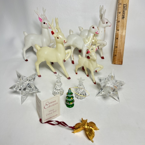 Various Vintage Christmas Decor