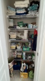Closet Lot CHOCK FULL of Great Supplies, Towels & More!