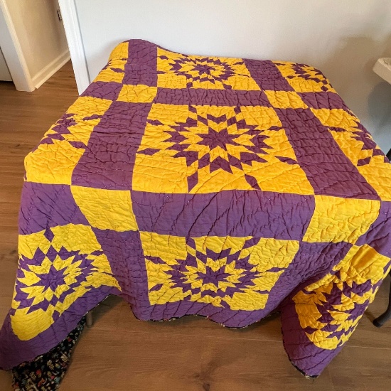 Handmade Antique Reversible Quilt