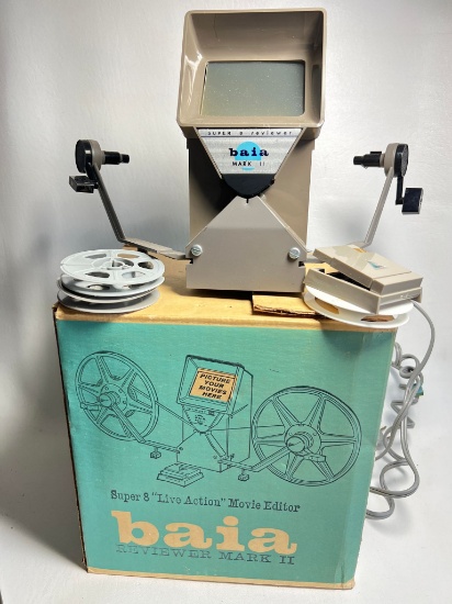 Vintage BAIA Super 8 Live Action Movie Editor in Original Box