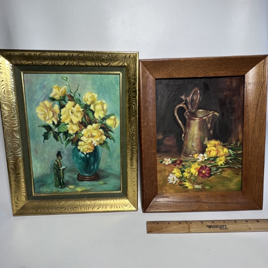 Pair of Original 9x12 Framed Paintings