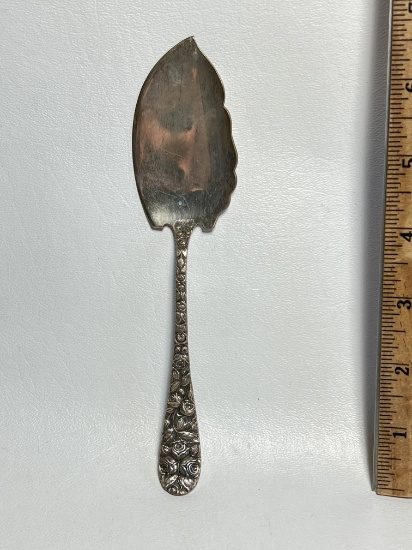 Antique Sterling Silver Server with Balto Rose Pattern