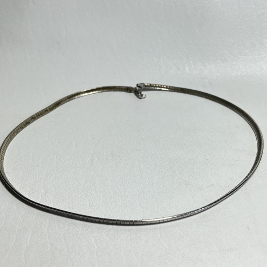 Sterling Silver Choker Made in Italy