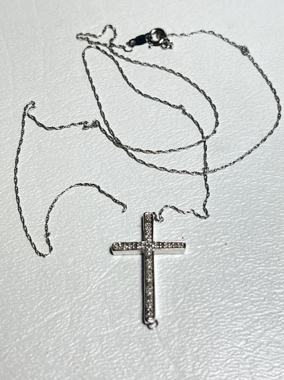 Sterling Silver Cross Necklace