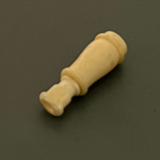 Vintage Miniature 1" Bone Parascope with Lord's Prayer Inside - So Cool!
