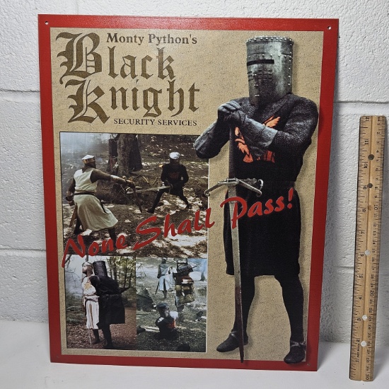 Monty Python’s Security Metal Sign