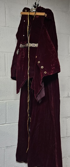 Velvet Renaissance Style Costume
