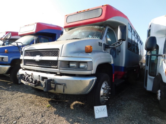 2008 CHEVROLET C5500 ELDORADO CUTAWAY BUS W/WC LIFT(MECH ISSUES)