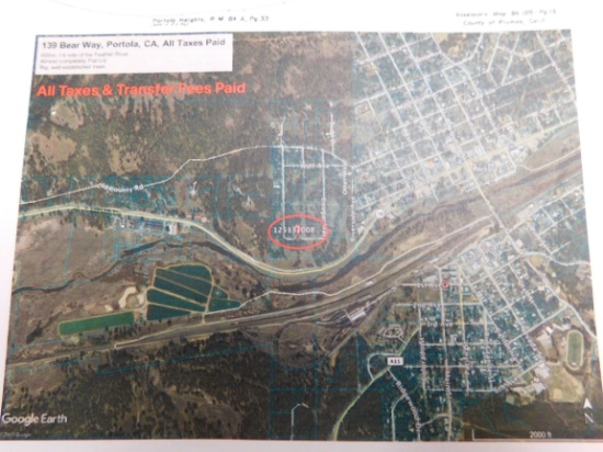 LOT# 2 - 1 LOT NEAR FEATHER RIVER, PLUMAS CNTY, CA