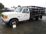 1988 FORD F-350 DUALLY FLAT BED TRUCK