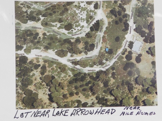 LOT #1 - (1) LOT NEAR LAKE ARROWHEAD,SAN BERNADINO COUNTY, CA