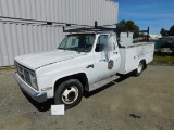 1985 GMC HIGH SIERRA 3500 UTILITY TRUCK