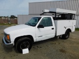 1999 CHEVROLET 3500 UTILITY PICKUP TRUCK