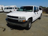 2001 CHEVROLET 1500 4X4 EXTENDED CAB PICKUP TRUCK