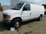 2006 FORD E-350 SUPER DUTY CARGO VAN