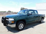 2001 CHEVROLET 1500 EXTENDED CAB 4X4 PICKUP TRUCK W/LIFTGATE