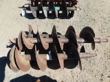 ASSORTED POST HOLE AUGER BITS