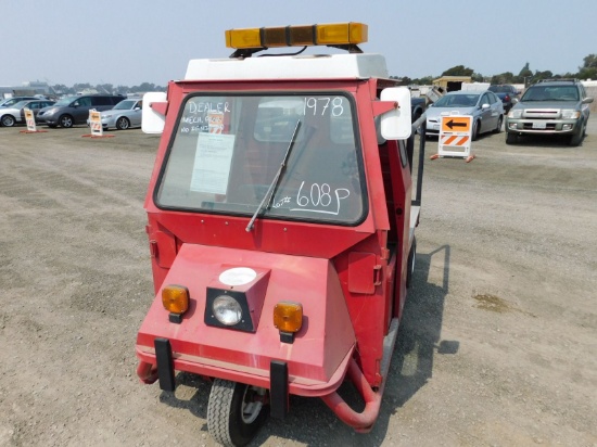 1978 CUSHMAN UTILITY CART (NO KEYS)