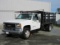 1997 GMC 3500 HD FLATBED STAKE SIDE TRUCK