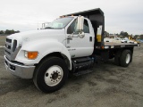 2012 FORD F-750 FLATBED TRUCK